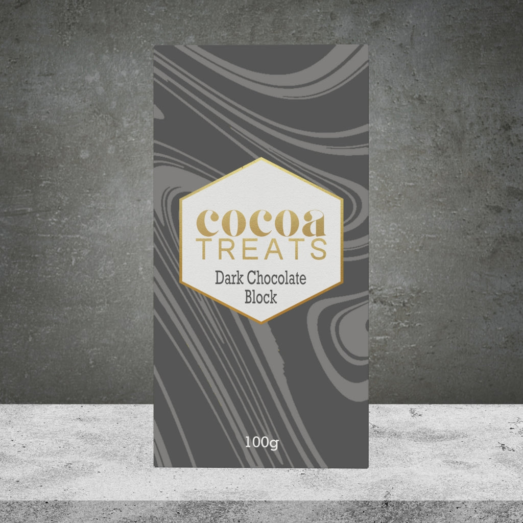COCOA TREATS BELGIAN DARK CHOCOLATE 100G