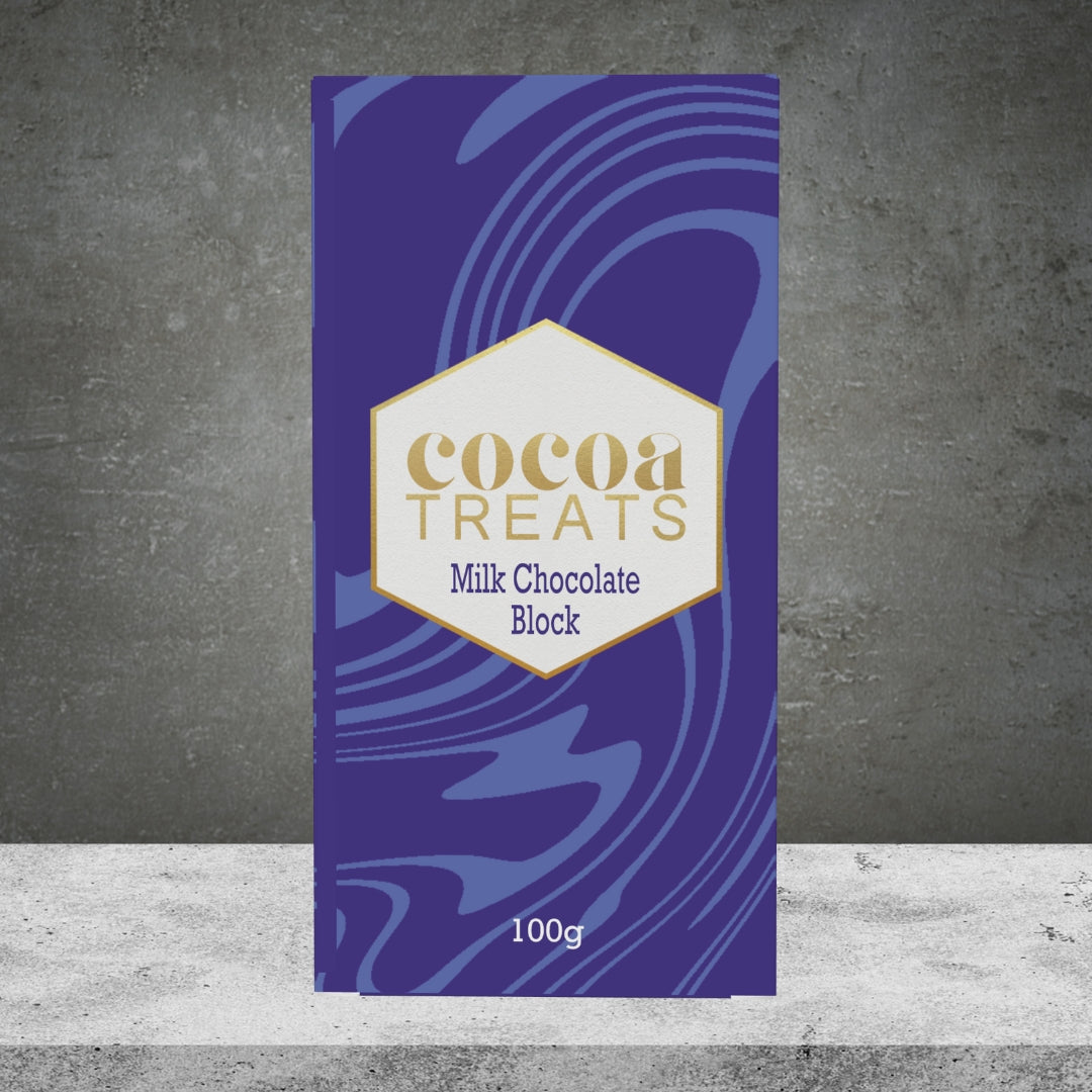 COCOA TREATS BELGIAN MILK CHOCOLATE 100G