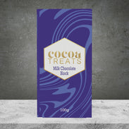 COCOA TREATS BELGIAN MILK CHOCOLATE 100G