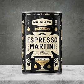 Mr Black Coffee Liqueur Can 200ml