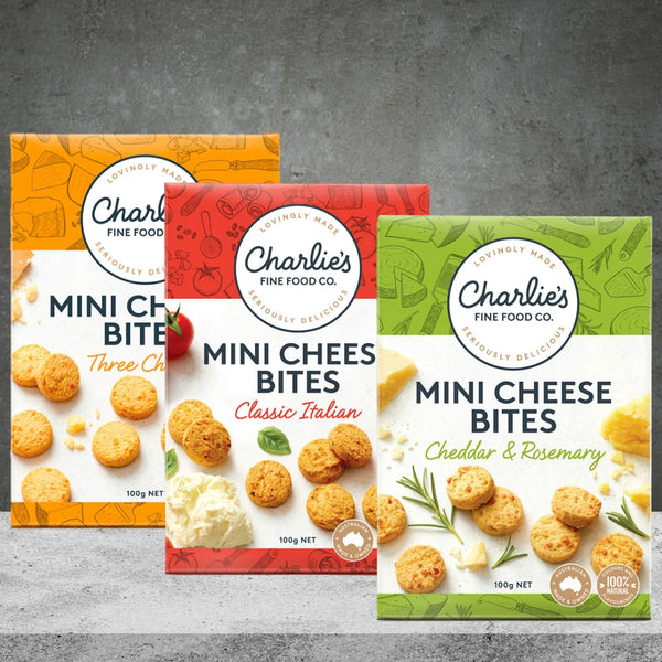 Charlie's Cookies Mini Cheese Bites 100g