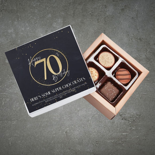 70th Birthday Pure Indulgence Choc Box 40g