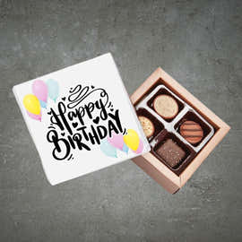 Happy Birthday Balloon Pure Indulgence Choc Box 40g