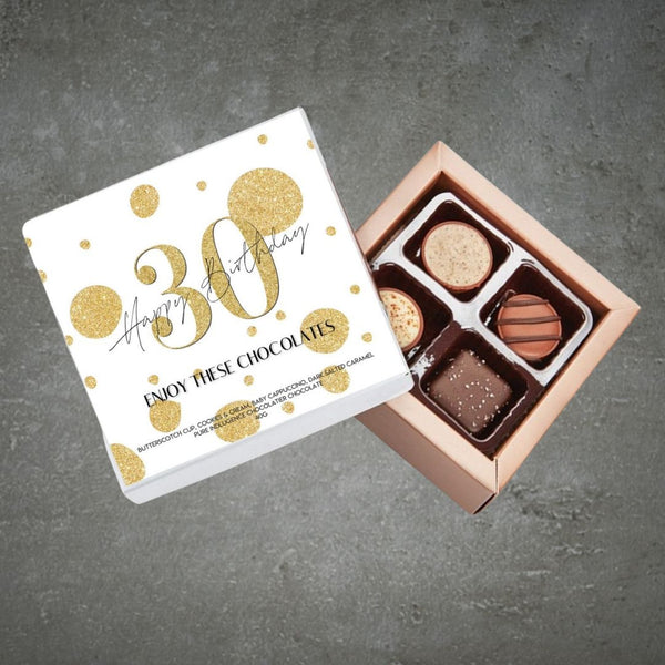 30th Birthday Pure Indulgence Choc Box 40g