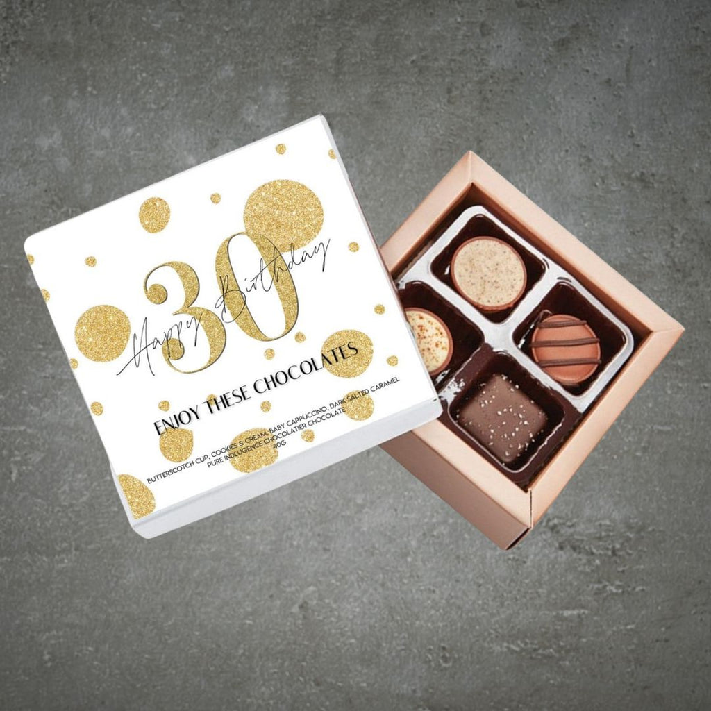 30th Birthday Pure Indulgence Choc Box 40g