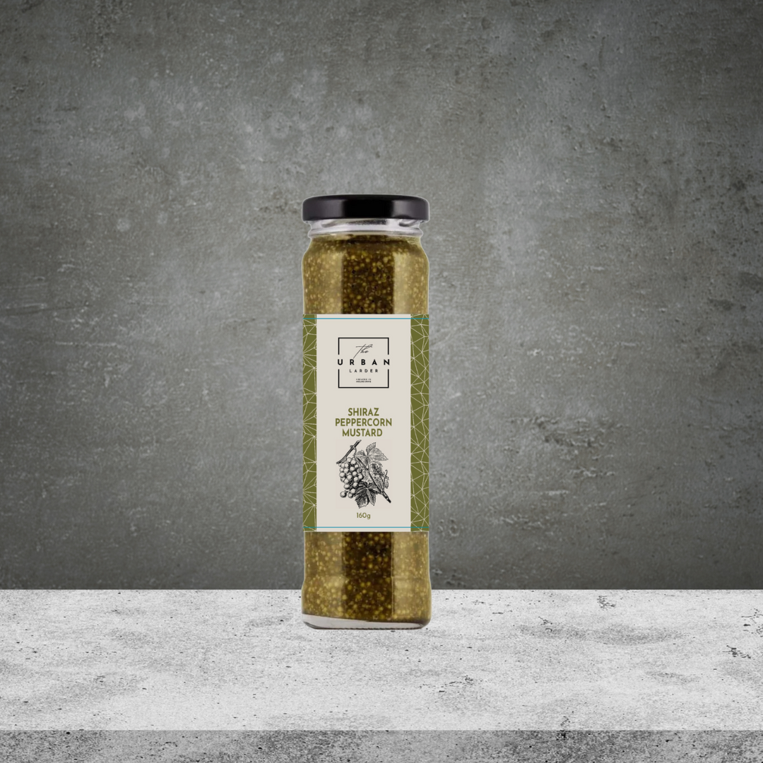 Urban Larder Shiraz Peppercorn Shiraz Mustard 160g