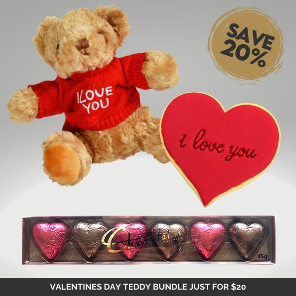 Valentines day Teddy Bundle