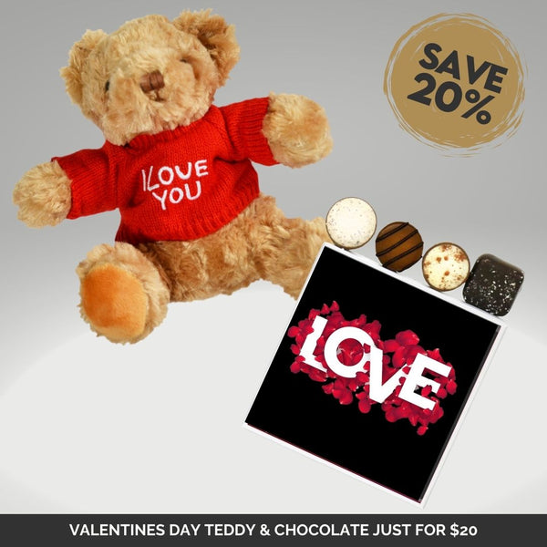 Valentines day Teddy & Chocolate