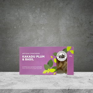 Valley Produce Co Artisan Crackers Kakadu Plum & Basil