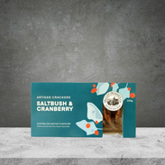 Valley Produce Co Artisan Crackers Saltbush & Cranberry 100g