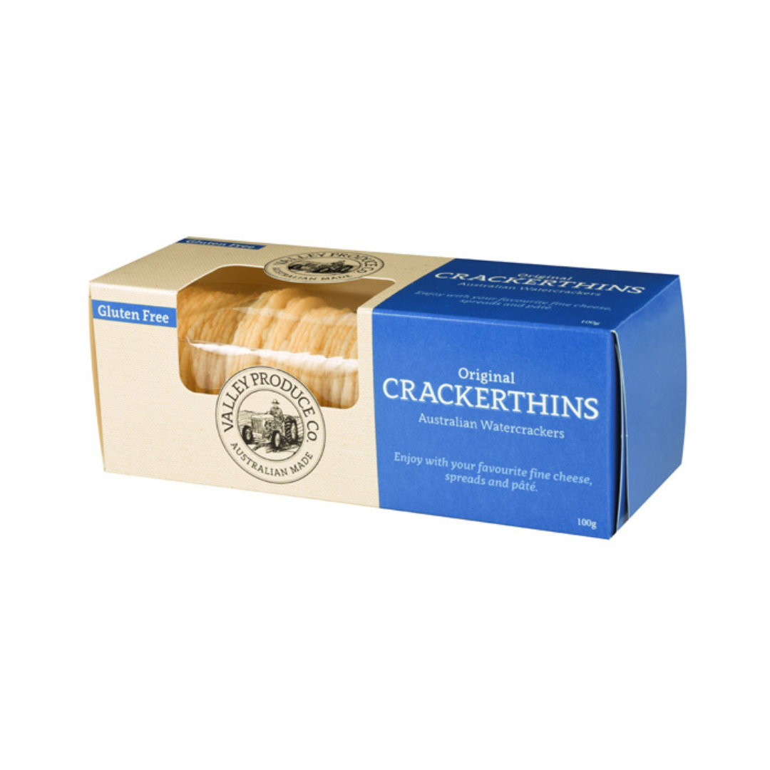 Valley Produce Co Original Crackerthins Gluten Free 100g