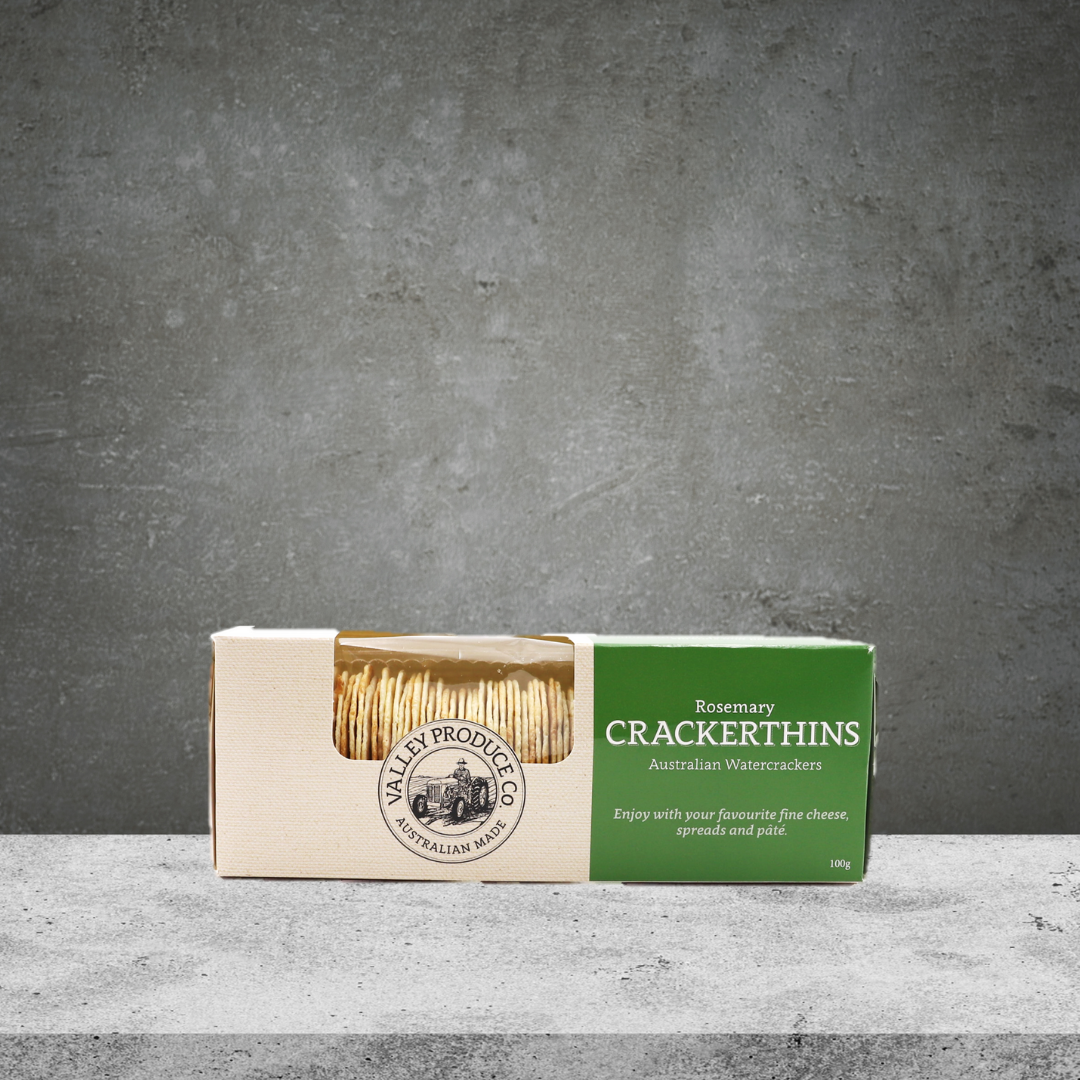 Valley Produce Co Rosemary Crackerthins 100g