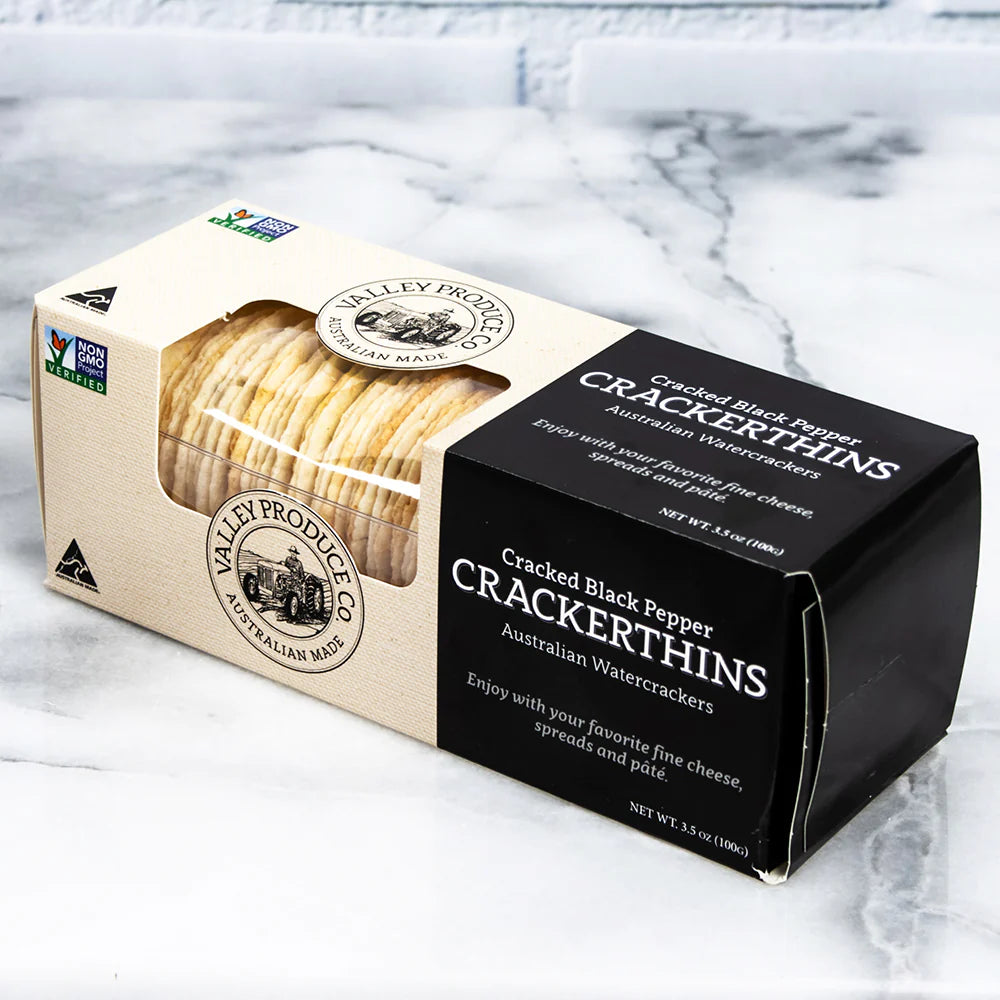 Valley Produce Co. Cracked Black Pepper Crackerthins