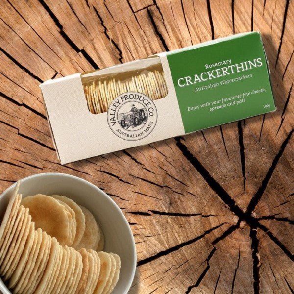 Valley Produce Co. Rosemary Crackerthins 100g