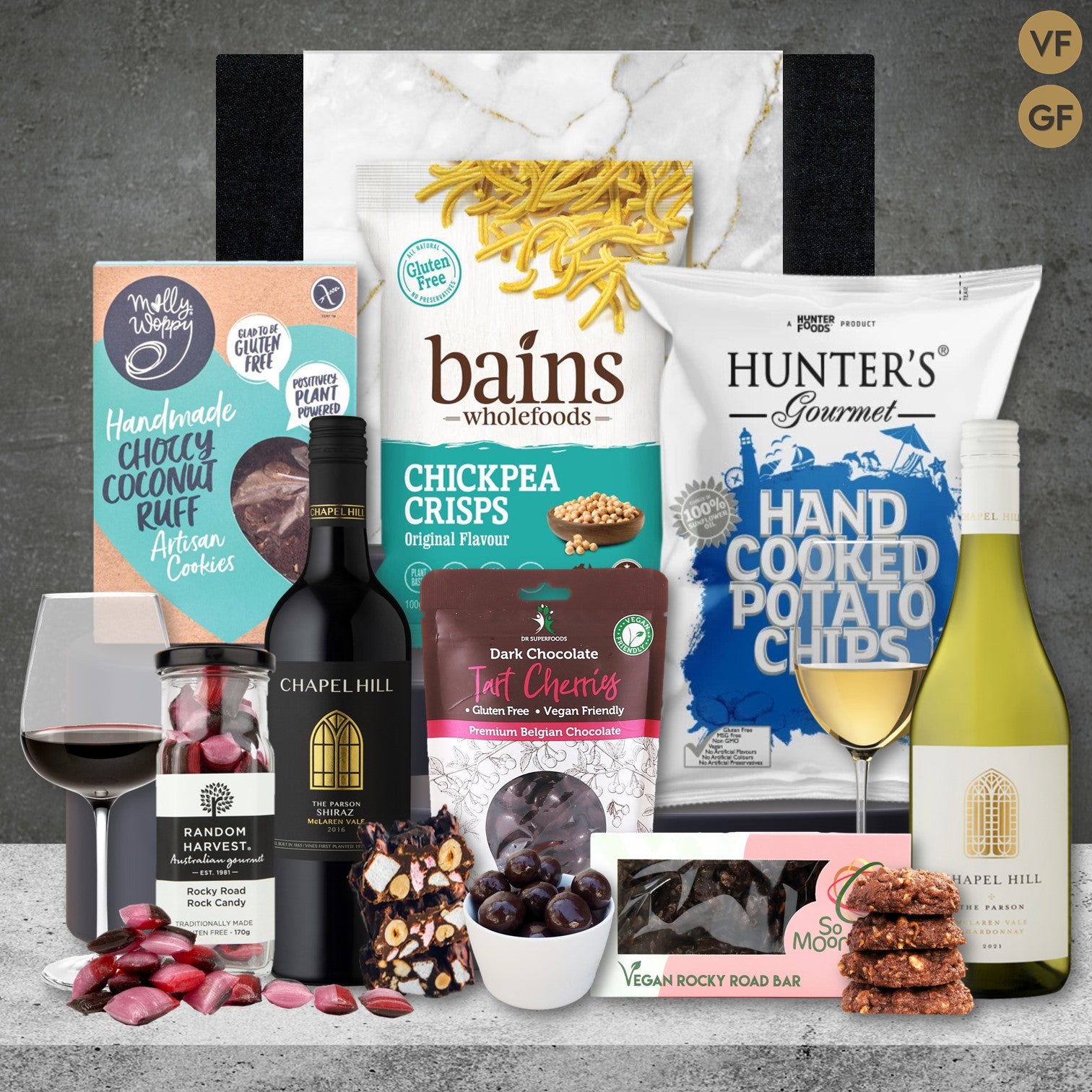 Vegan Red & White Wine Hamper Featured Image