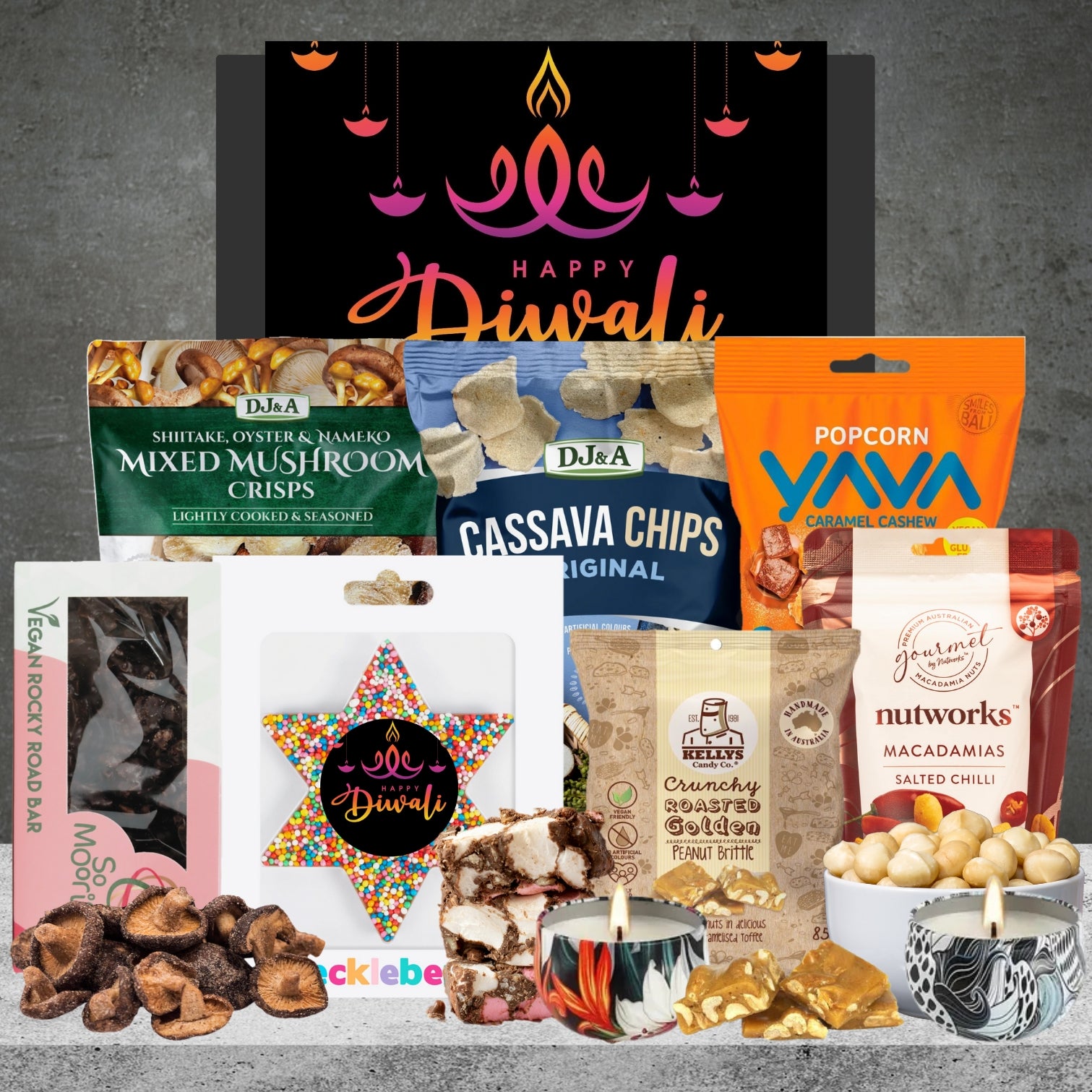 Vegan Snacks for Diwali Gift Hamper Featured Image