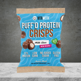 Vitawerx Puff'd Protein Crisps Milk Chocolate 60g