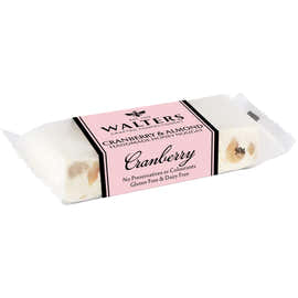 Walters Handmade Honey Nougat Cranberry & Almond 50g