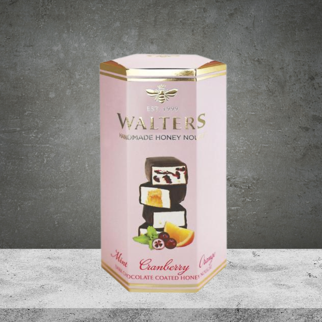 Walters & Bee Nougat Dark Choc Asst Gift Box 140g