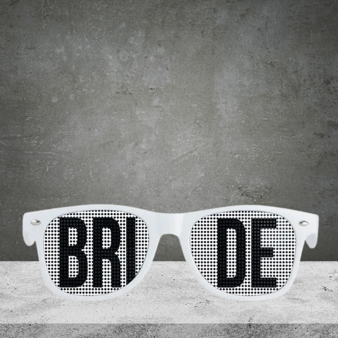 Wedding Party Pinhole Sunglasses - Bride