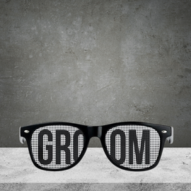 Wedding Party Pinhole Sunglasses - Groom