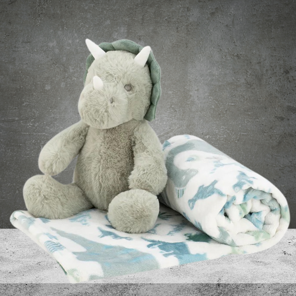 Weegoamigo Plush Toy & Blanket Roary McRllroy Dinosaur