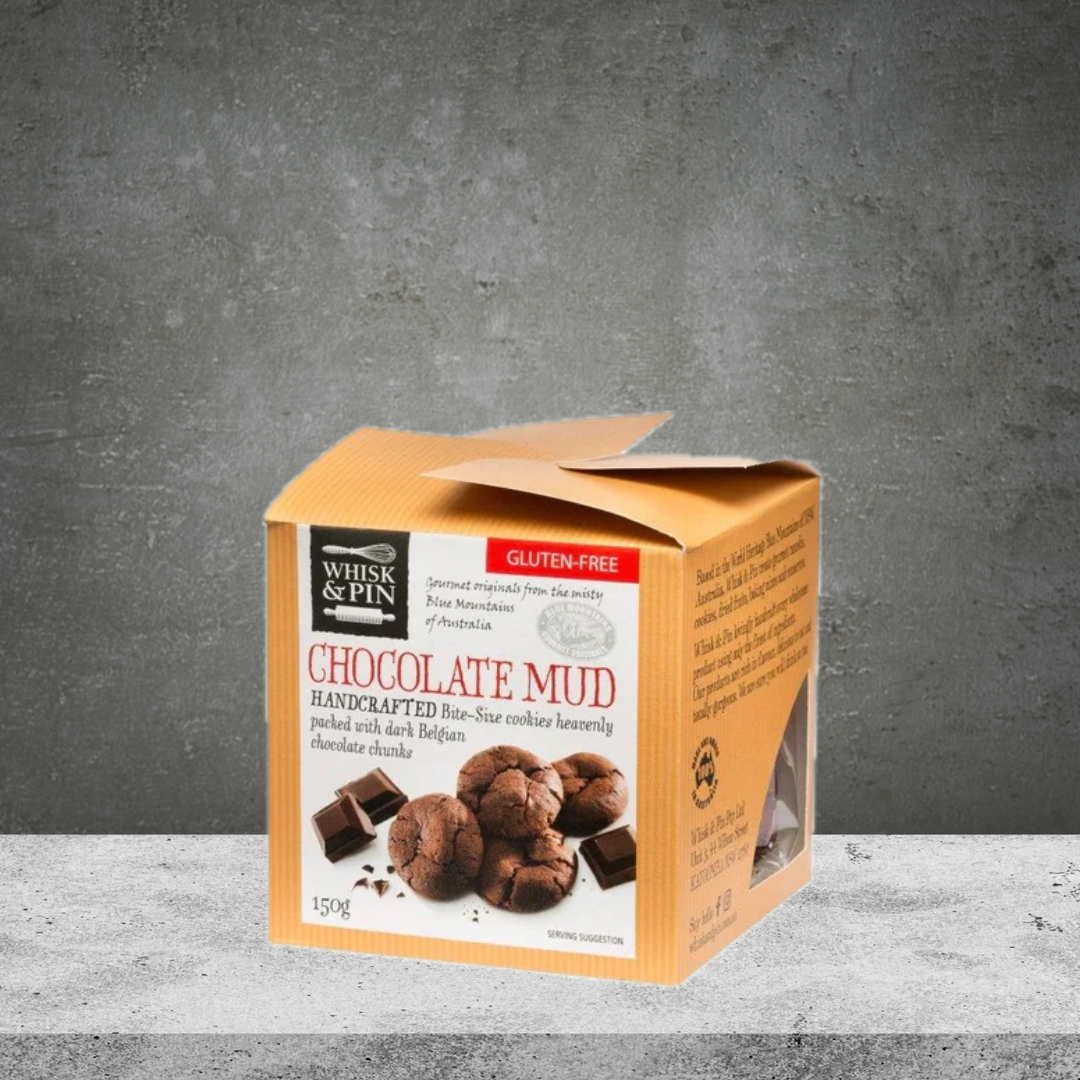 Whisk & Pin Gluten Free Chocolate Mud Cookies 150g