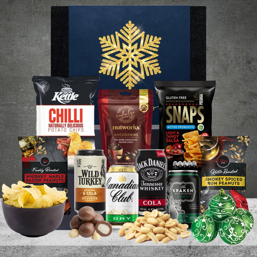 Whiskey & Rum Christmas Hamper For Him Featured Image