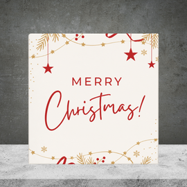 White Christmas Chocolate Box 40g