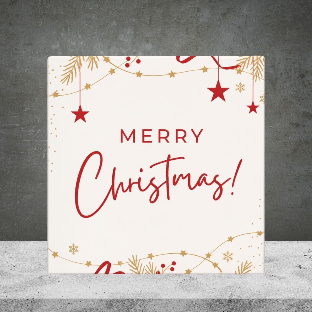 White Christmas Chocolate Box 40g