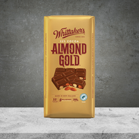 Whittaker's Block Choc Almond Gold