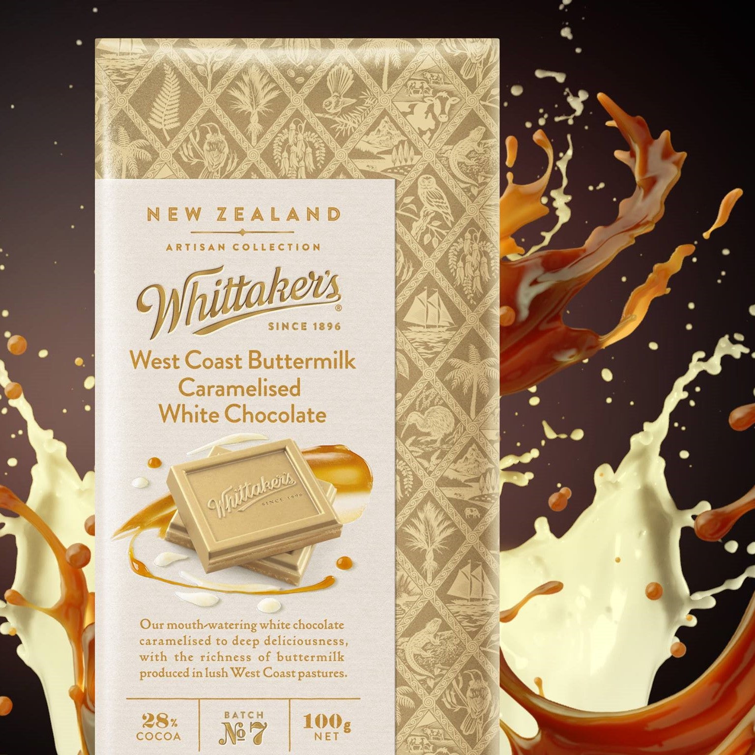 Whittakers Buttermilk Caramelised White Chocolate 100g