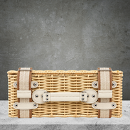 Woven Wicker Picnic Basket