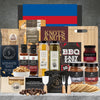 AFL BBQ hamper for Dad featuring chocolates and premium savoury nibbles