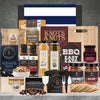 AFL BBQ gift hamper featuring chocolates and savoury snacks for football fans
