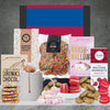 AFL gift hamper featuring chocolates and assorted sweet treats