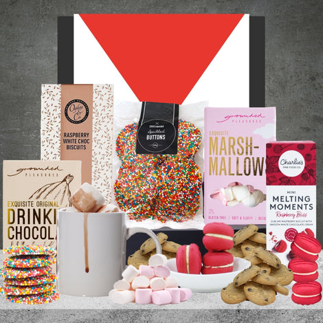Chocolate gift hamper for AFL supporters and football lovers