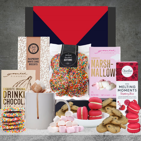 AFL hot chocolate gift hamper for birthdays and special occasions