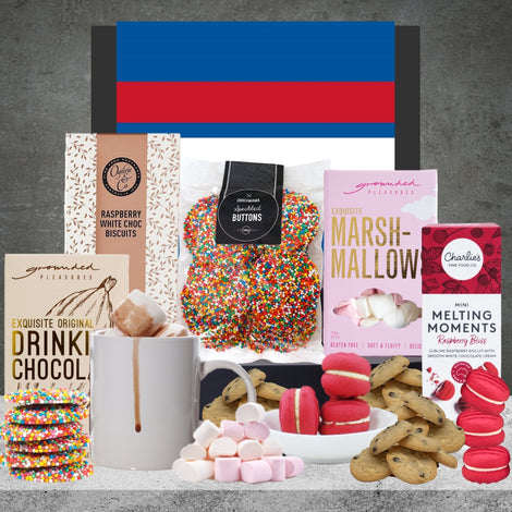 The AFL Hot Chocolate Hamper, a gift idea for chocolate lovers