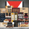 The Aussie AFL BBQ Hamper with a selection of gourmet snacks
