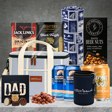 Beach Day Beer Hamper For Dad