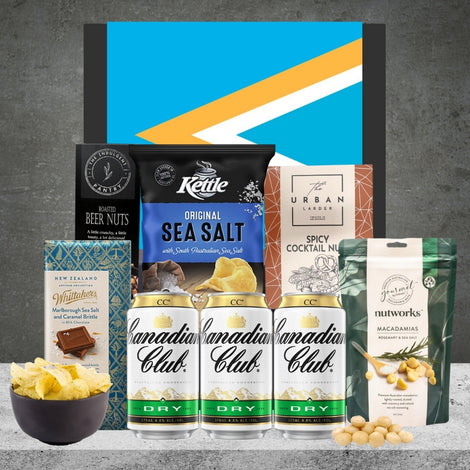 Canadian Club whisky and chocolate gift hamper for special occasions