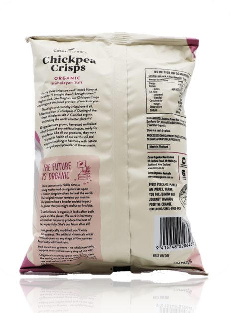 Ceres Organics Himalayan Chickpea Crisps 100g - Healthy Essentials Australia - health food store - health food stores - health food store near me - organic food store - health food store near me