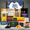 Ceylon Tea & Snack Hamper featuring tea, chocolates and gourmet snacks