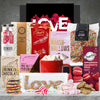 Chocolate & Snacks Valentines Gift Hamper featuring chocolates and delicious snacks