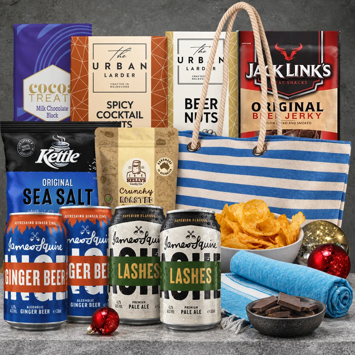 Christmas Beach Tote Gift Hamper by Hampers Galore