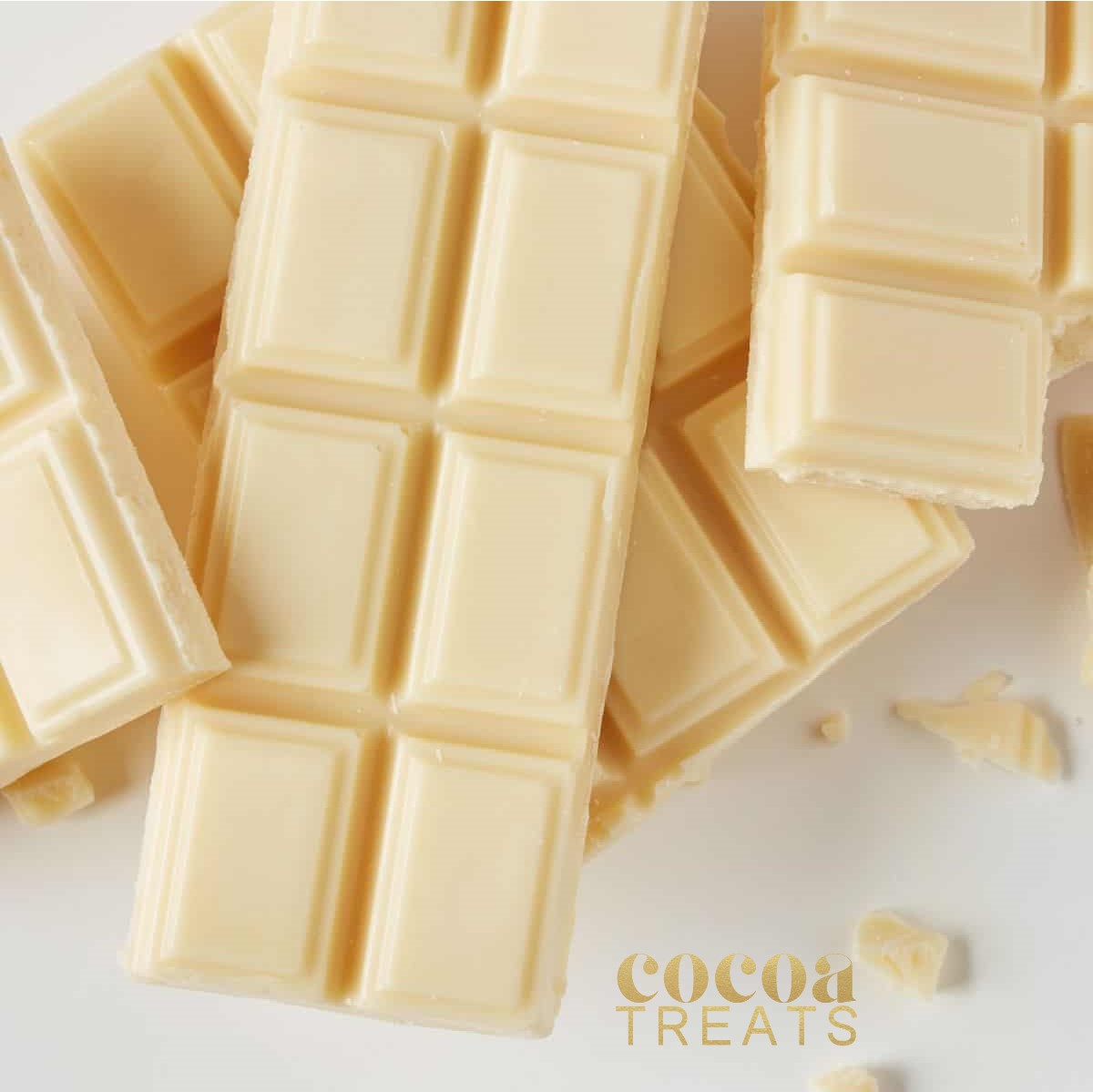 Cocoa Treats Belgian White Chocolate 100g