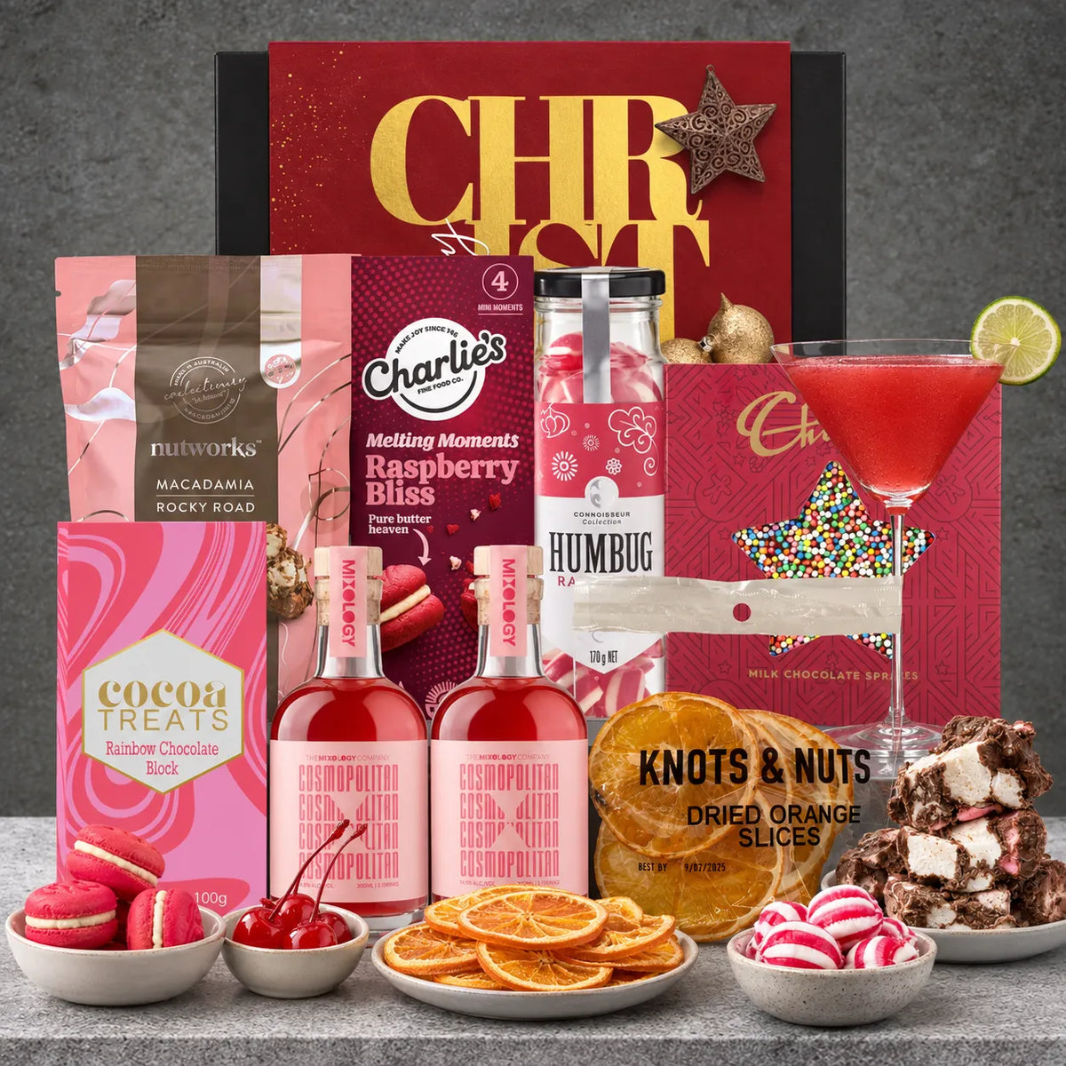 Cosmo Christmas Cocktails For Her gift hamper from Hampers Galore