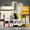 Festive Wine by the Beach Picnic Hamper from Hampers Galore featuring wine and gourmet treats