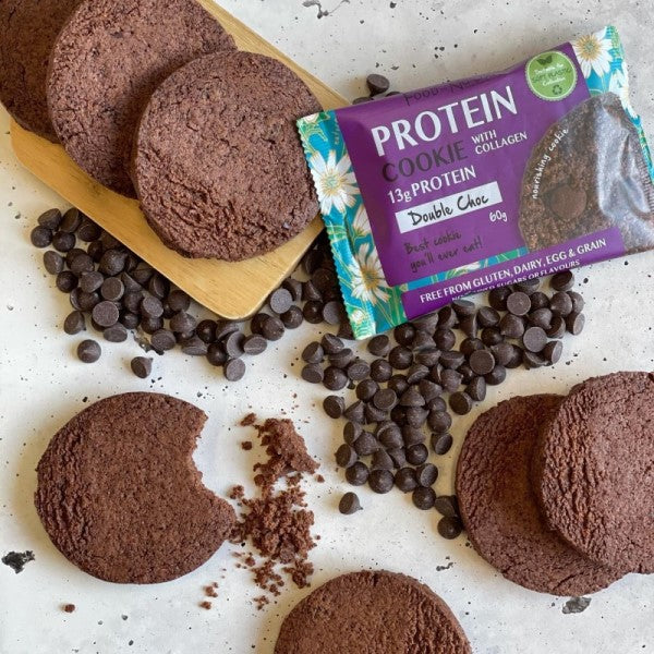Food to Nourish Double Choc Collagen Protein Keto Cookie 60g